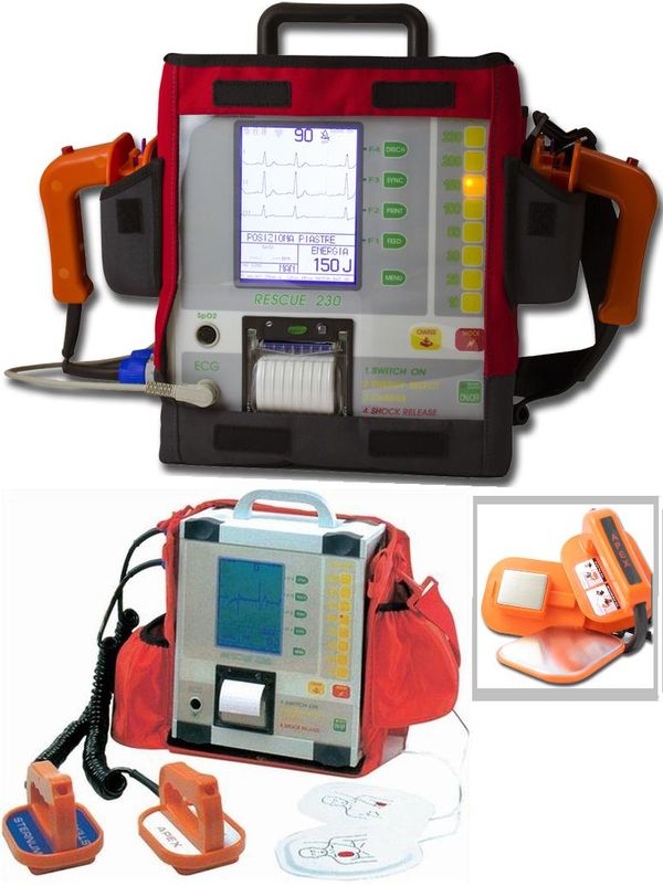 DEFIBRILLATORE BIFASICO MANUALE RESCUE 230 PROGETTI