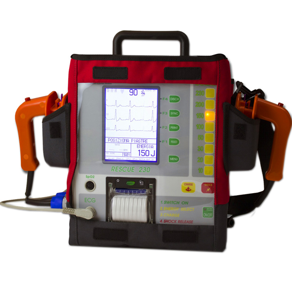 DEFIBRILLATORE BIFASICO PROGETTI RESCUE 230