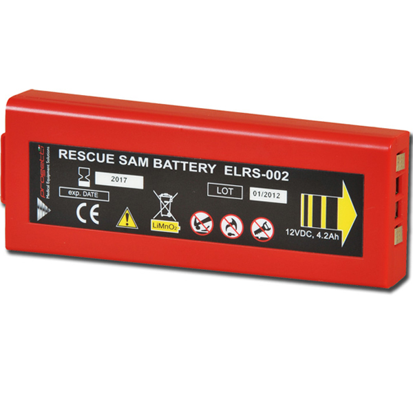 BATTERIA AL LITIO 12VDC 4,2Ah PER DEFIBRILLATORI RESCUE SAM