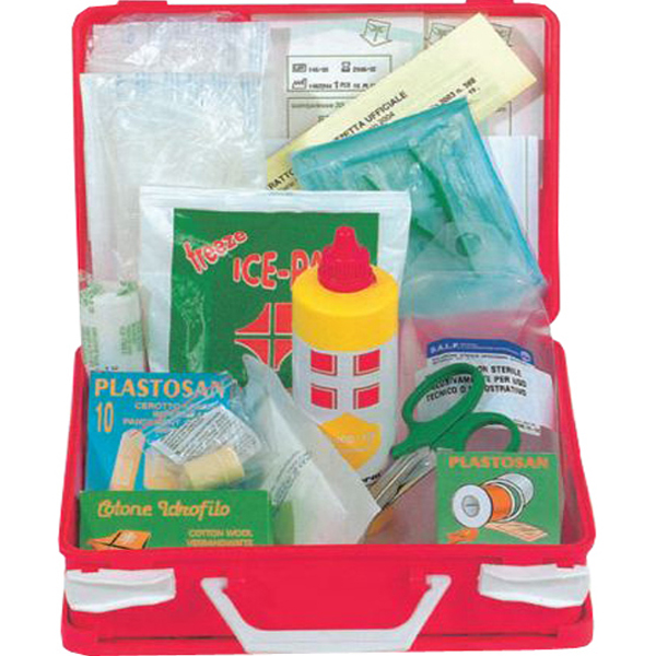 KIT PRONTO SOCCORSO ALL. 2 - 250x190x90mm - accessoriata - fino a 5 lavoratori