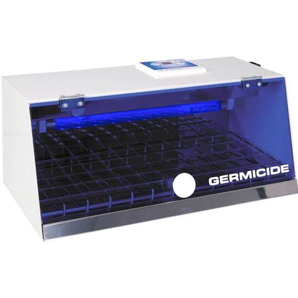 STERILIZZATORE RAGGI UV GERMY PLUS 8W con lampada germicida - con timer - 38x20xh.17cm