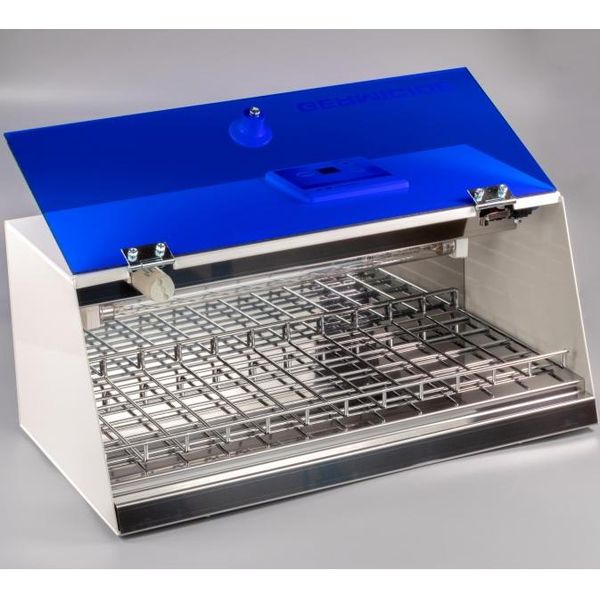 STERILIZZATORE RAGGI UV GERMY PLUS 8W con lampada germicida - con timer - 38x20xh.17cm