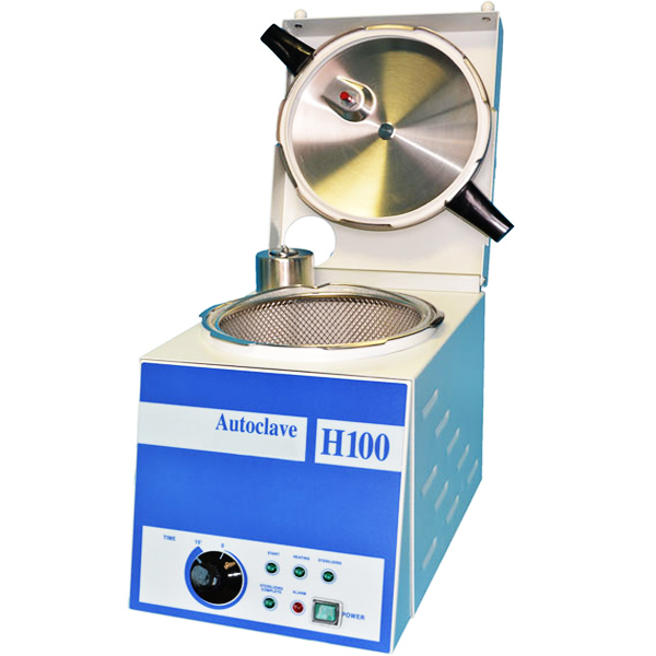 AUTOCLAVE PER STERILIZZAZIONE H100 - CLASSE N - ciclo 15 minuti - capacità 9lt 