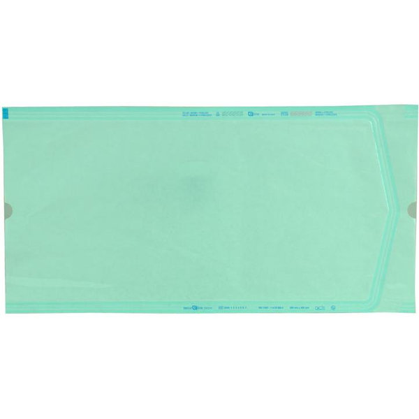BUSTE PER STERILIZZAZIONE AUTOCLAVE PIATTE NON AUTOSALDANTI - 20x40cm - conf.500pz