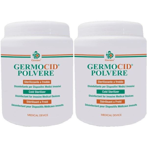 GERMOCID POLVERE per sterilizzazione a freddo - conf. 2pz da 500gr