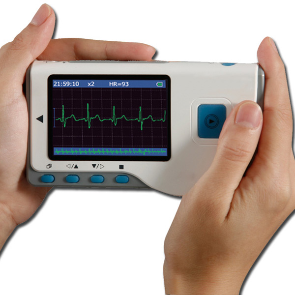 MINI ECG PALMARE PRINCE 180B CARDIO B 3 DERIVAZIONI - monocanale - display a colori