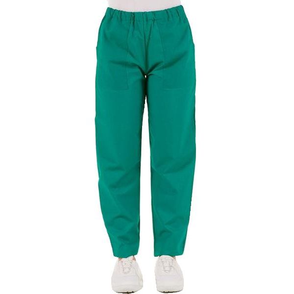 PANTALONE IN COTONE UNISEX - verde (zoom)