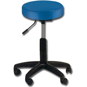 SGABELLO IMBOTTITO - altezza regolabile su ruote in plastica 