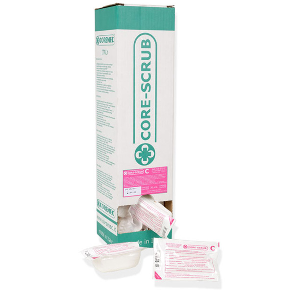 SPAZZOLA PULIZIA MANI ALLA CLOREXIDINA - sterile - conf. 30pz