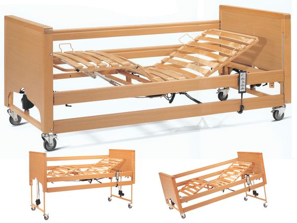 LETTO A 4 SEZIONI ELETTRICO - Trendelenburg - altezza 40-80 cm