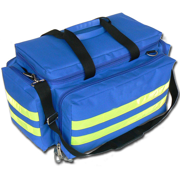 BORSA EMERGENZA PROFESSIONALE SMART IN CORDURA - MEDIA 55x35x32cm - vuota - blu o rossa 