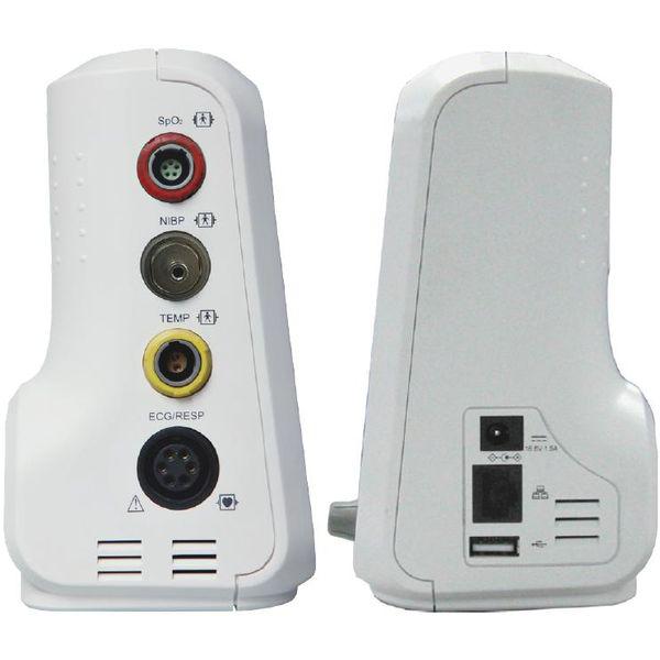 MONITOR MULTIPARAMETRICO PAZIENTE PC-3000 - display 7" a colori - con SpO2, NIBP, TEMP, ECG, RESP